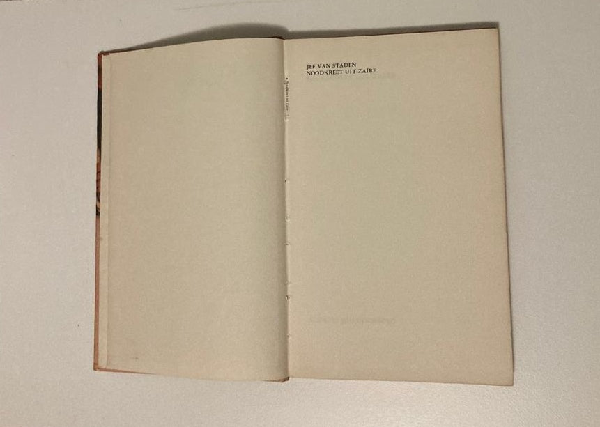 Noodkreet uit Zaïre - Jef van Staden (First edition)