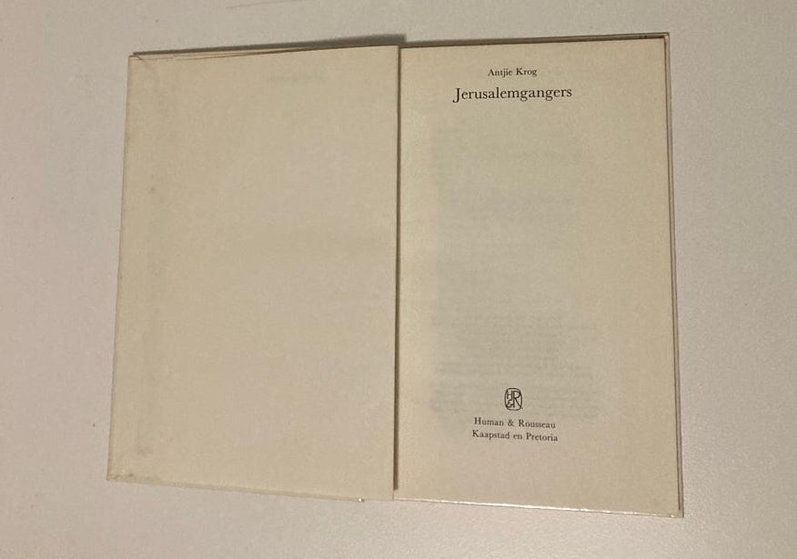 Jerusalemgangers - Antjie Krog (First edition)