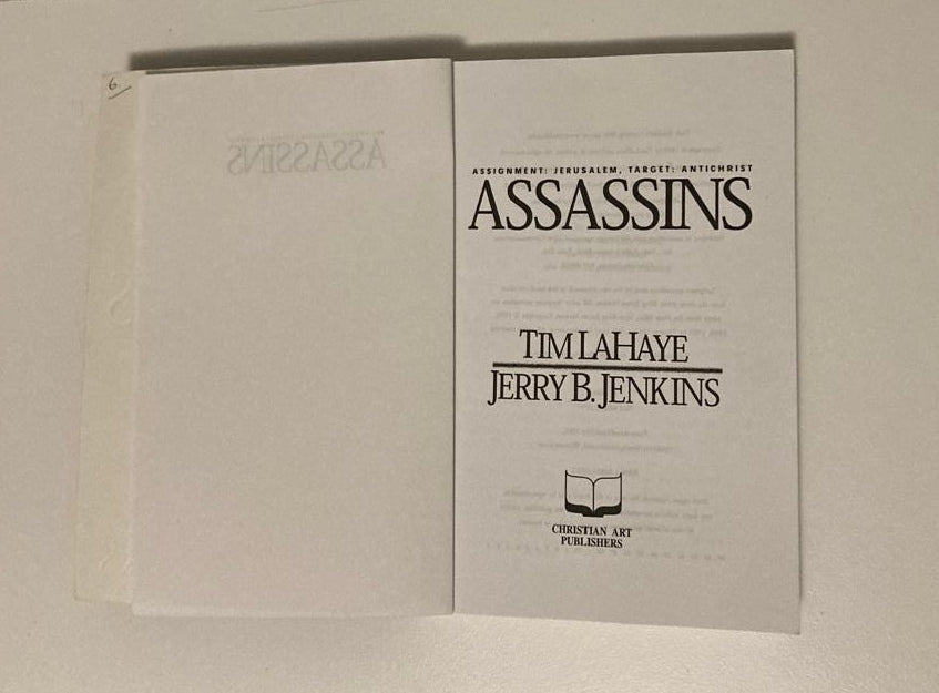 Assassins - Tim LaHaye & Jerry B Jenkins (First edition; Left behind #6)