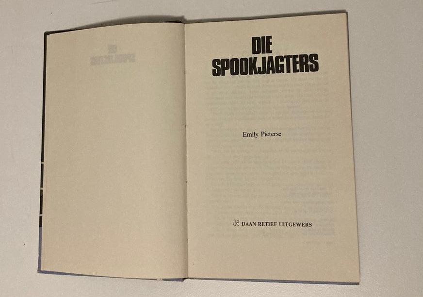 Die spookjagters - Emily Pieterse