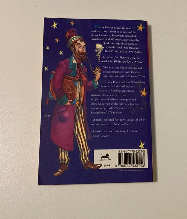 Harry Potter and the philosopher's stone - J.K. Rowling (Harry Potter #1)
