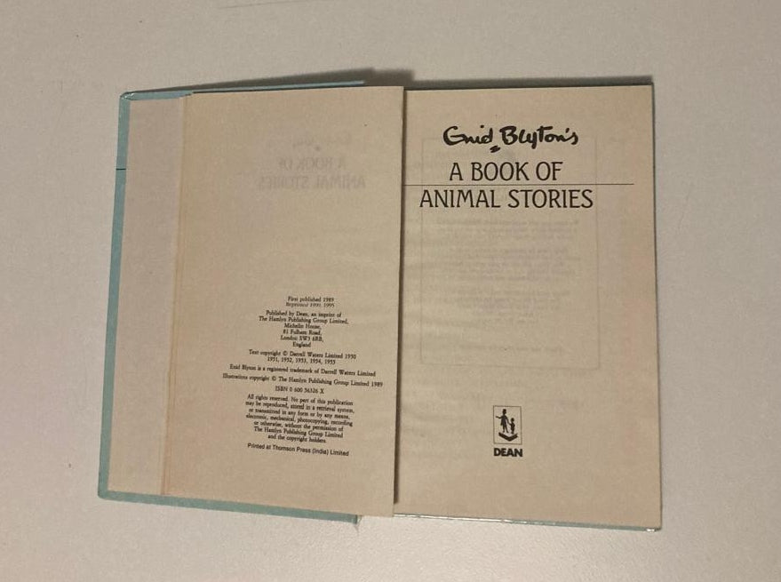A book of animal stories - Enid Blyton