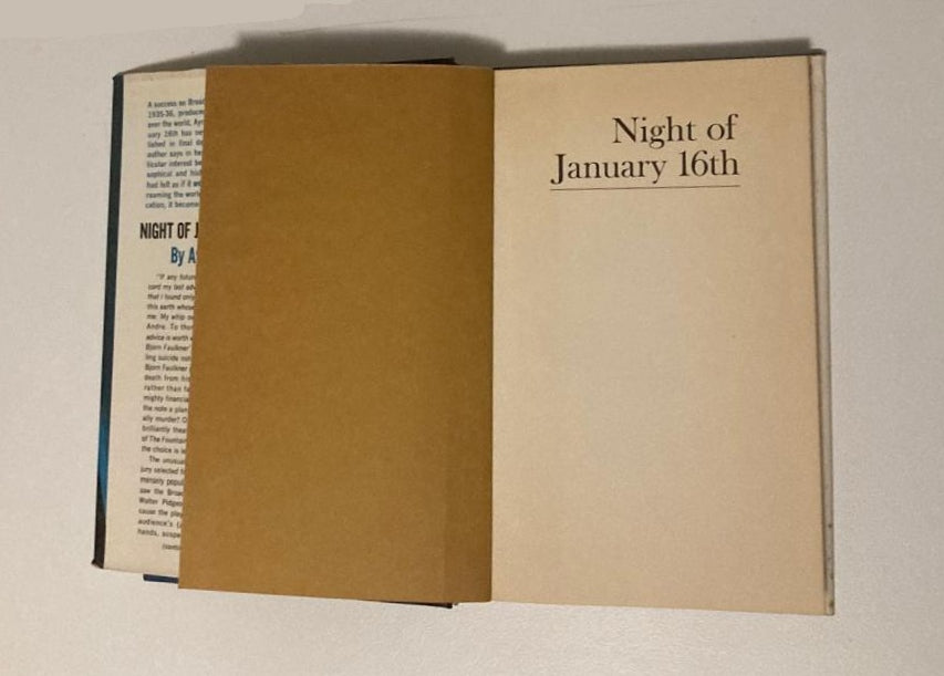 Night of January 16th - Ayn Rand