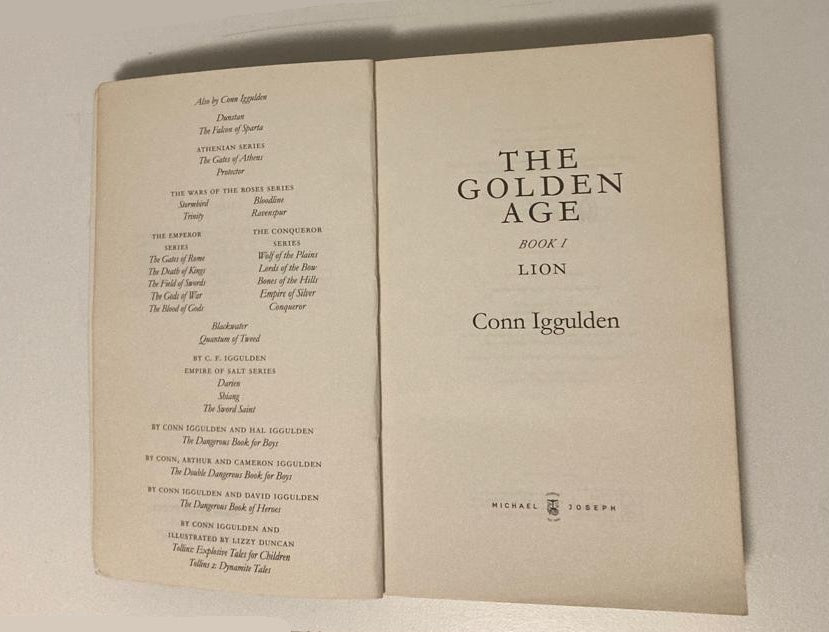 Lion - Conn Iggulden (First edition)