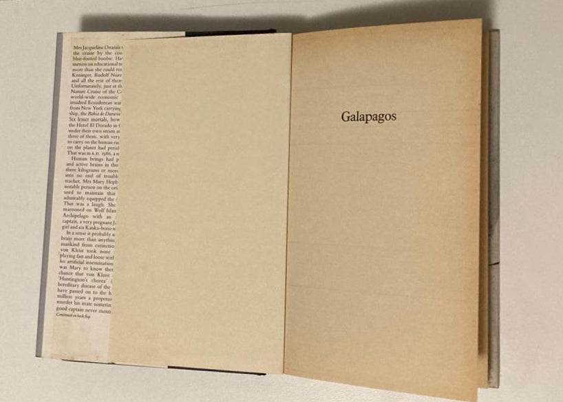 Galapagos - Kurt Vonnegut (First UK edition)