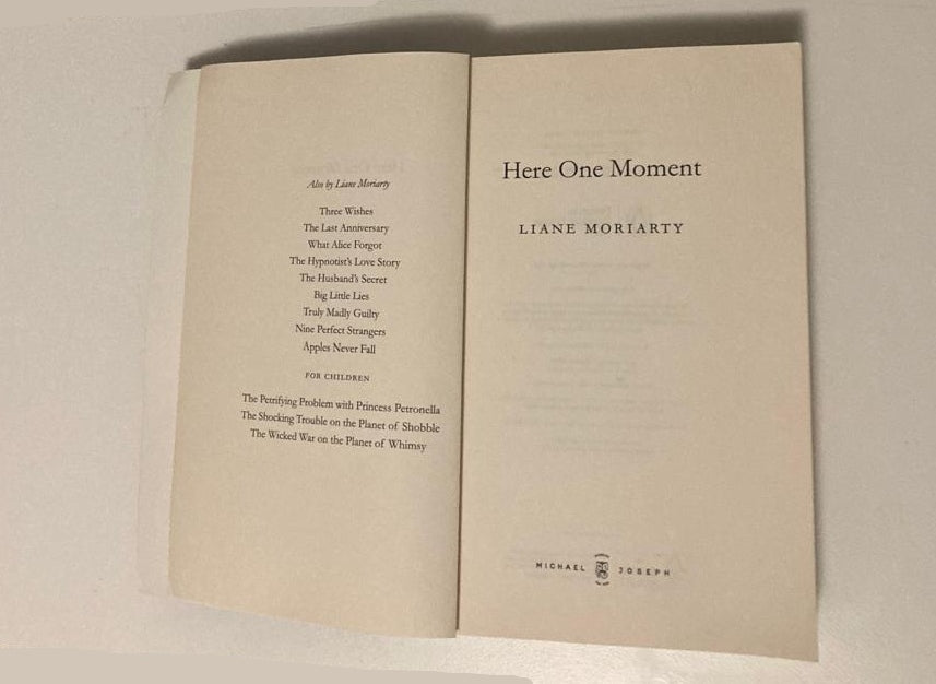 Here one moment - Liane Moriarty