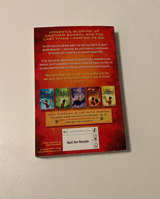 Percy Jackson and the battle of the labyrinth - Rick Riordan (Percy Jackson and the Olympians #4)