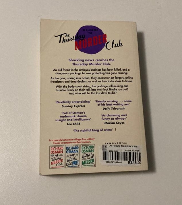 The last devil to die - Richard Osman (Thursday Murder Club #4)
