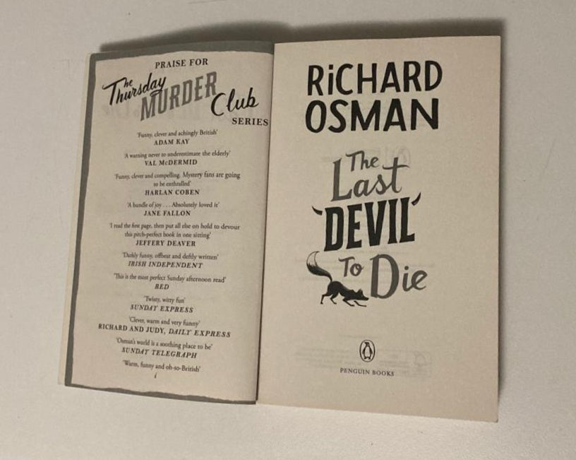 The last devil to die - Richard Osman (Thursday Murder Club #4)