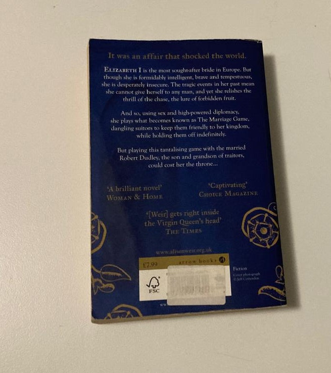 The marriage game - Alison Weir (Elizabeth I #2; Signed)