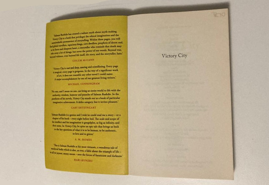 Victory city - Salman Rushdie
