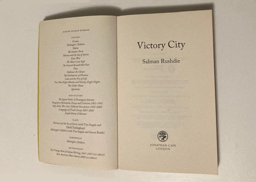 Victory city - Salman Rushdie