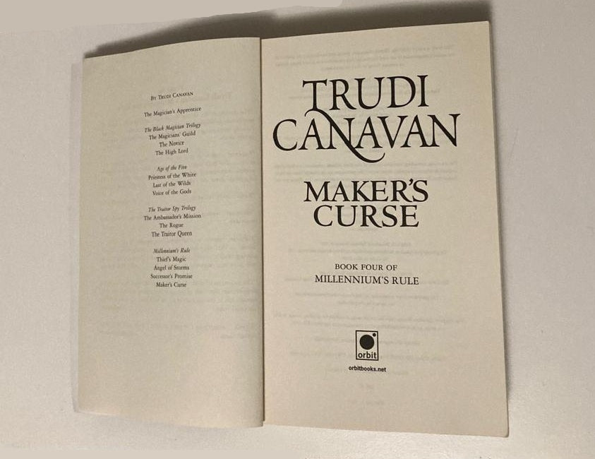 Maker's curse - Trudi Canavan (Millennium's Rule #4)