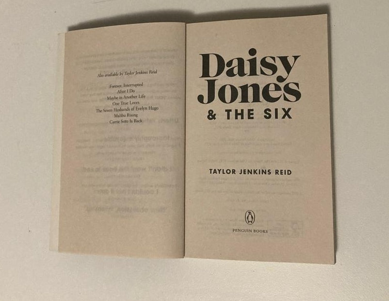 Daisy Jones & the Six - Taylor Jenkins Reid