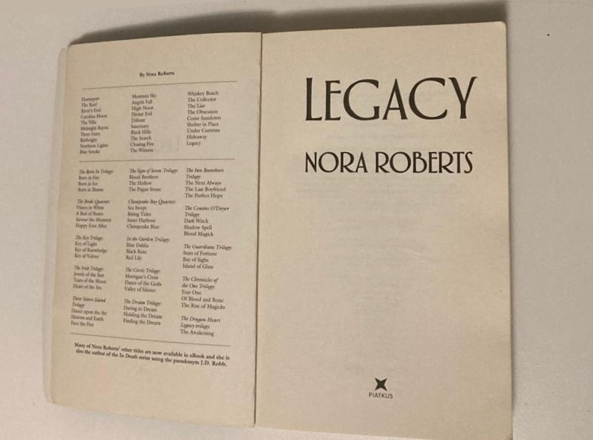 Legacy - Nora Roberts
