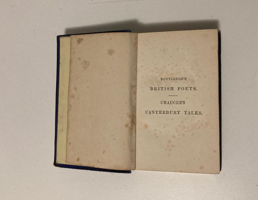 The Canterbury tales - Geoffrey Chaucer (Routledge's British poets collection)
