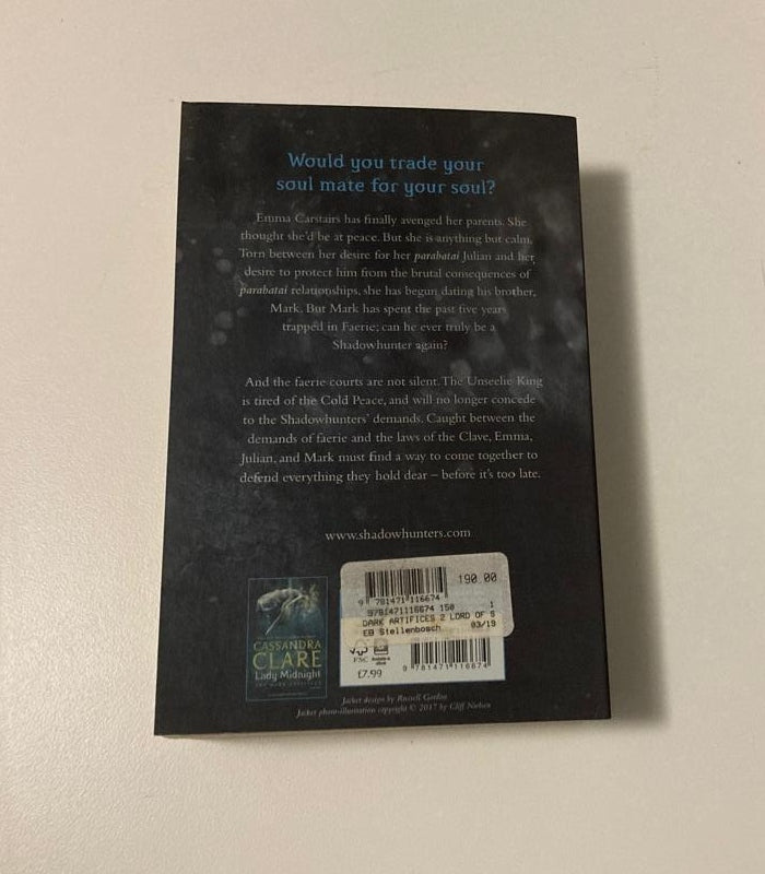 Lord of shadows - Cassandra Clare (The Dark Artifices #2)