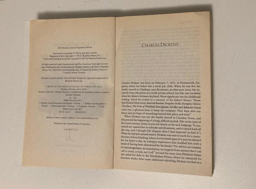 Dombey and son - Charles Dickens