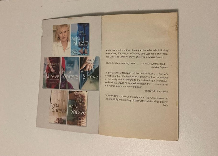 Body surfing - Anita Shreve (Fortune's Rocks #4)