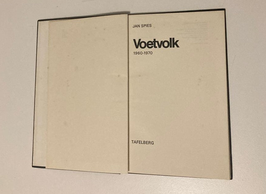 Voetvolk (1960 - 1970) - Jan Spies (First edition)