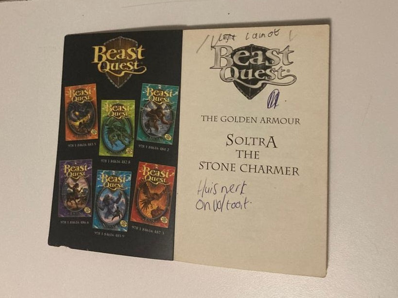 Soltra the stone charmer - Adam Blade (Beast Quest #9; The Golden Armour)