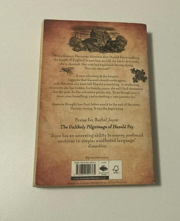 The love song of Miss Queenie Hennessy - Rachel Joyce (First edition)