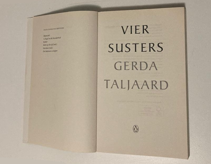 Vier susters - Gerda Taljaard (First edition)