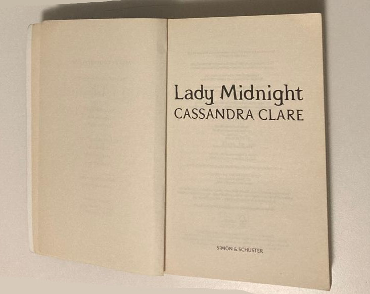 Lady midnight - Cassandra Clare (The Dark Artifices #1)