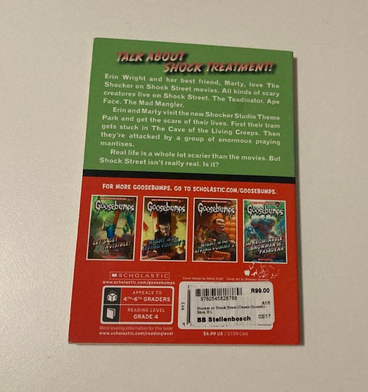 A shocker on Shock Street - R.L. Stine (Goosebumps #35)