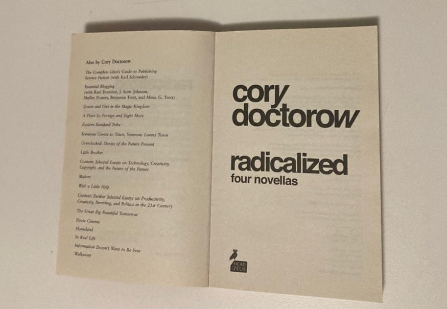 Radicalized: Four novellas - Cory Doctorow