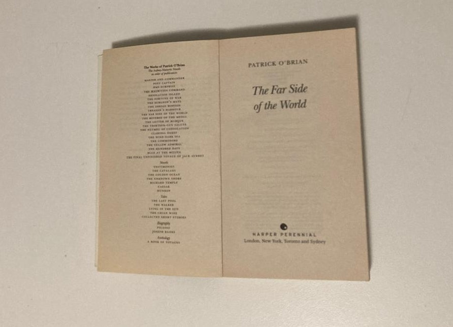The far side of the world - Patrick O'Brian (Aubrey & Maturin #10)