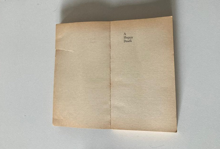 A happy death - Albert Camus
