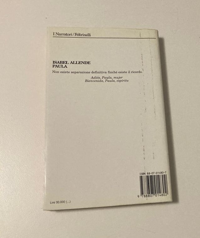 Paula - Isabel Allende (Italian)