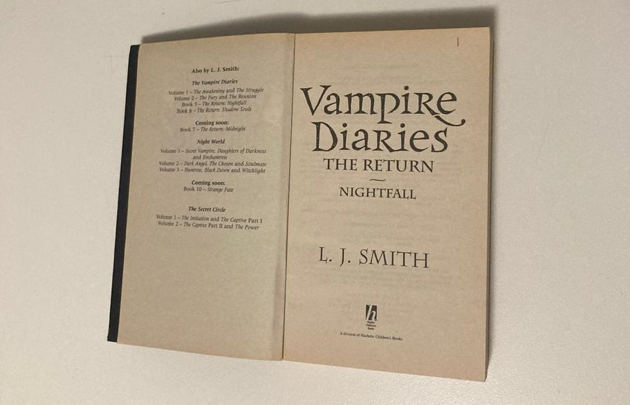 Nightfall - L.J. Smith (The Vampire Diaries: The return #5)