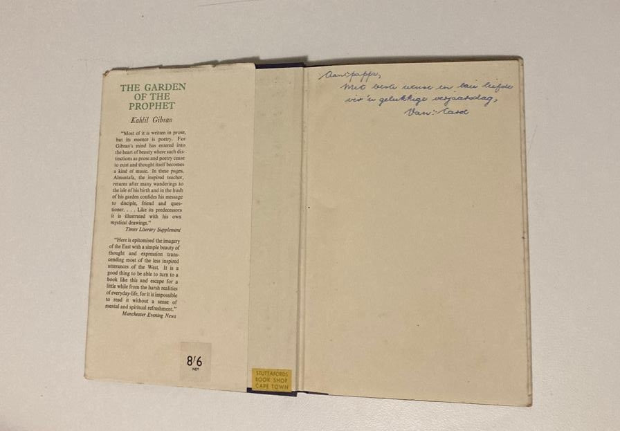 The garden of the prophet - Kahlil Gibran