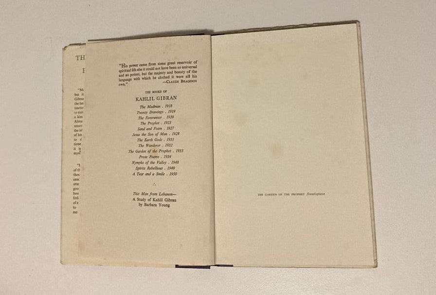 The garden of the prophet - Kahlil Gibran