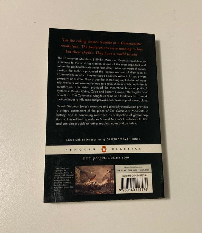 The Communist Manifesto - Karl Marx and Friedrich Engels
