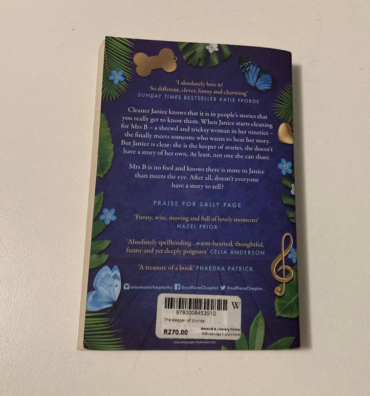 The keeper of stories - Sally Page