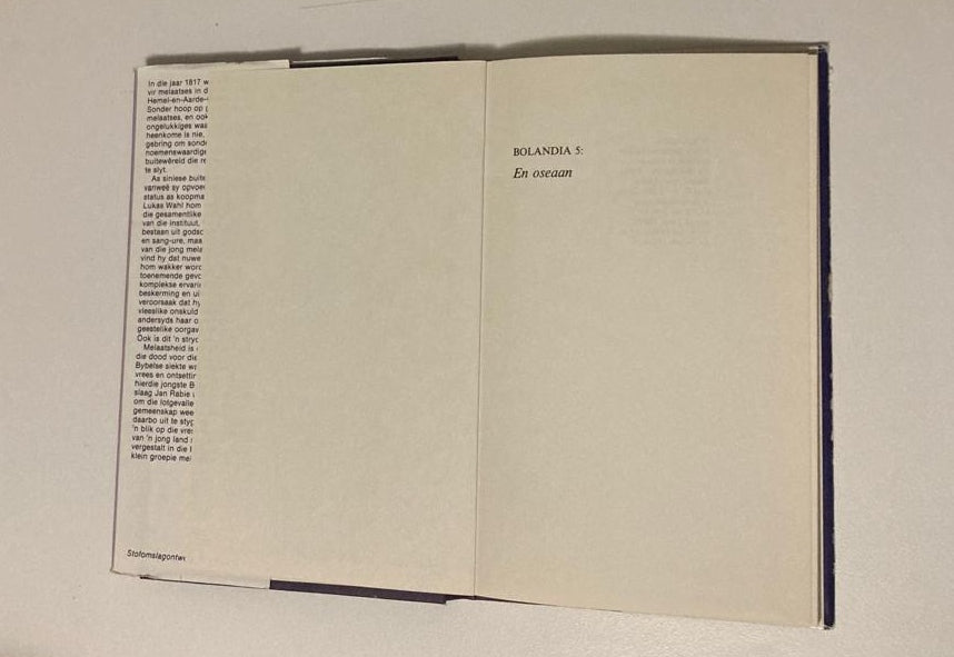 En oseaan - Jan Rabie (Bolandia #5; First edition)