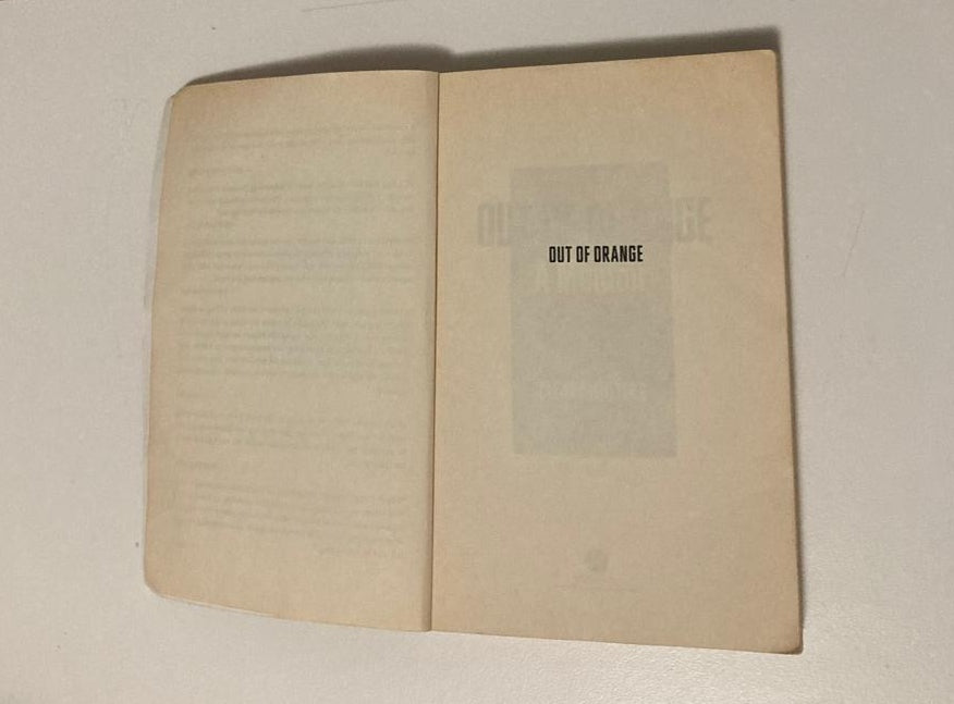 Out of orange: A memoir - Cleary Wolters