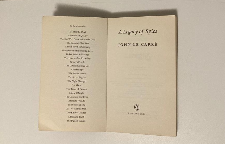 A legacy of spies - John le Carré (George Smiley #9)