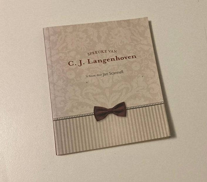 Spreuke van Langenhoven - ’n Keuse deur Jan Scannell
