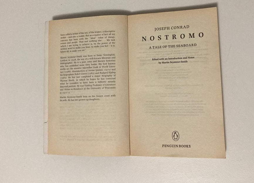 Nostromo - Joseph Conrad