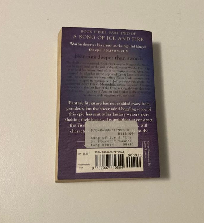 A storm of swords: 2. Blood and gold - George R.R. Martin (A Song of Ice and Fire #3, part 2)