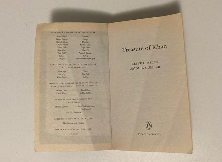 Treasure of Khan - Clive Cussler (Dirk Pitt #19)