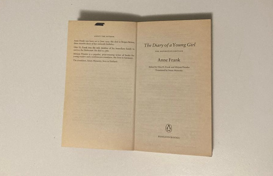 Anne Frank: The diary of a young girl