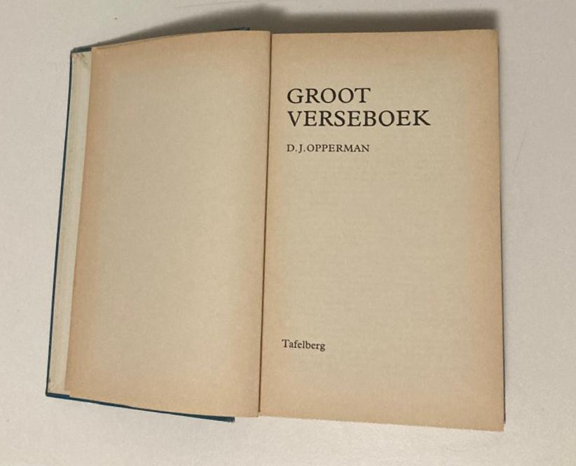 Groot verseboek - D.J. Opperman