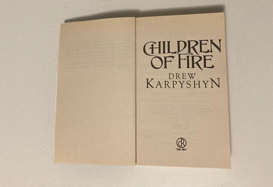 Children of fire - Drew Karpyshyn (The Chaos Born #1)
