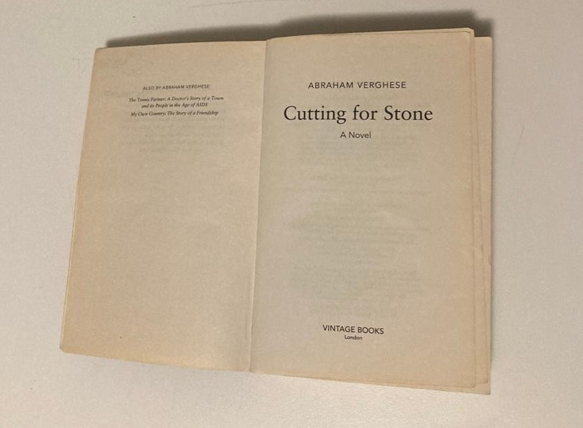 Cutting for stone - Abraham Verghese