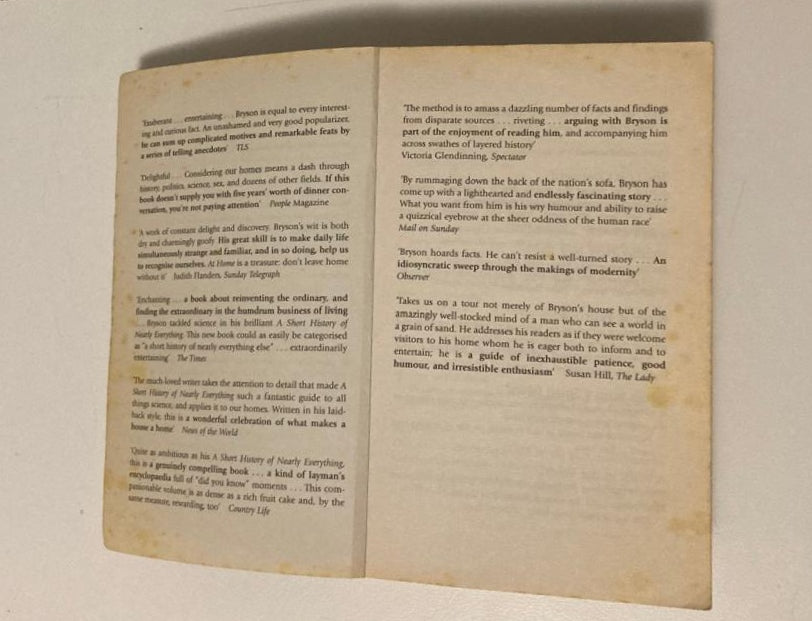 At home: A short history of private life - Bill Bryson